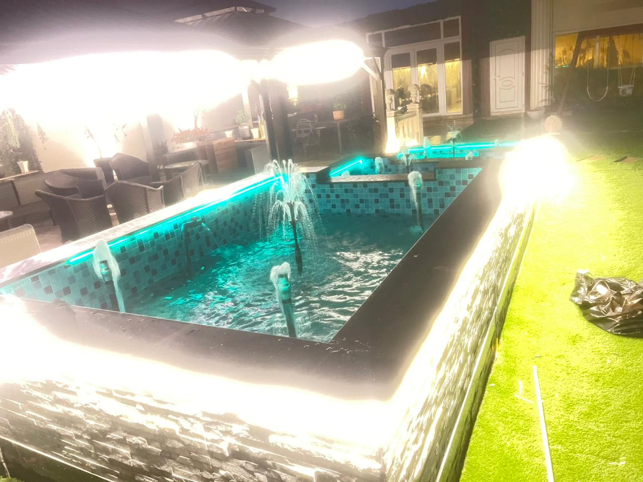 تركيب إنارة خارجية